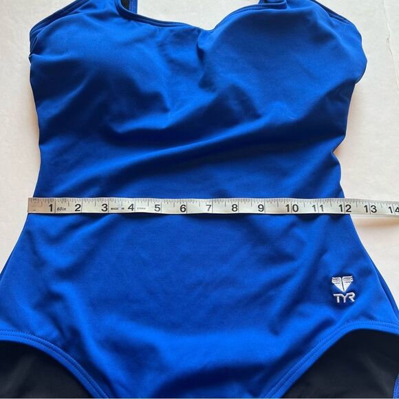 TYR Women's Royal Blue One Piece Swimwear Size 8 - Picture 8 of 10